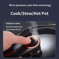 Premium Micro-Pressure Non-Stick Stew Pot – Black 7L, 26cm