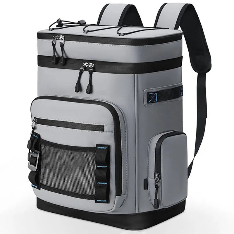 Premium Camping Insulated Backpack – Grey 30L Capacity