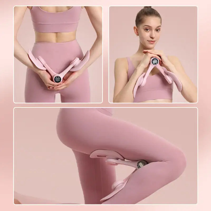 Premium Pink Smart Counting Pelvic Muscle Thigh Exerciser