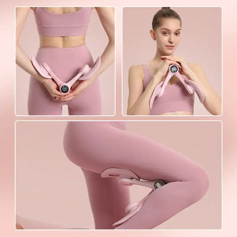 Premium Pink Smart Counting Pelvic Muscle Thigh Exerciser
