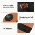 Brown Electric Shiatsu Neck and Back Massage Pillow with Heat and Chair Strap