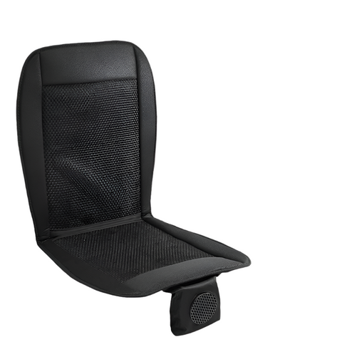 Premium Black Spacer Car Cooling Seat Cushion with 8 Fans 12V DC