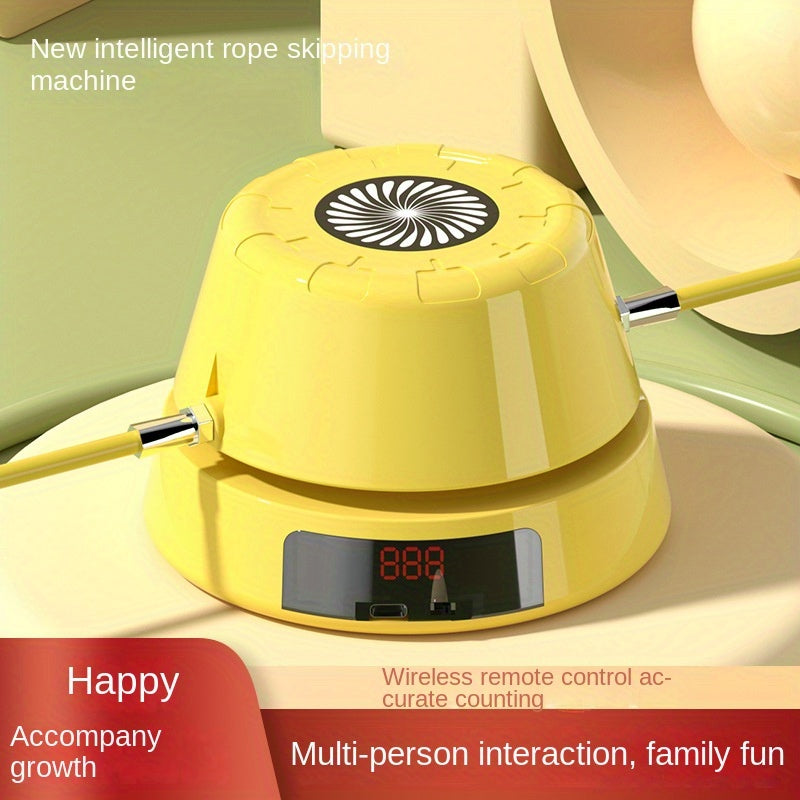 Premium Yellow Multi-Person Intelligent Rope Skipping Machine