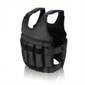 Premium Black Adjustable Weighted Vest for Fitness Training - 50kg Capacity