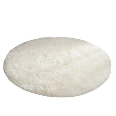 Premium NNEOBA Ultra Soft Plush Round Rug – 100 x 100cm, 5cm Thick