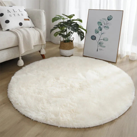 Premium NNEOBA Ultra Soft Plush Round Rug – 100 x 100cm, 5cm Thick