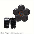 Premium Black Reactive LED Boxing Wall Target Kit with Gloves