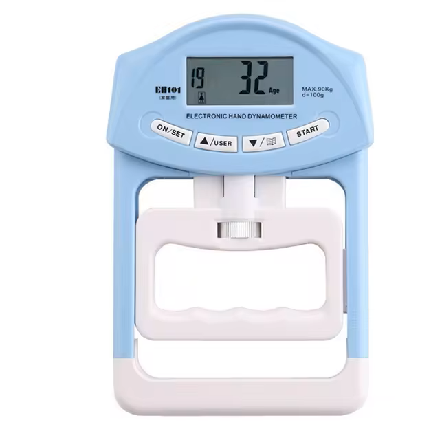 Premium Blue Digital Hand Grip Strength Tester 90kg