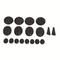 18 Piece Heated Basalt Massage Stone Set with Warmer Box for Hot Stone Therapy