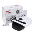 White Rechargeable Hand Massager with Heat Vibration and 5 Heating Levels