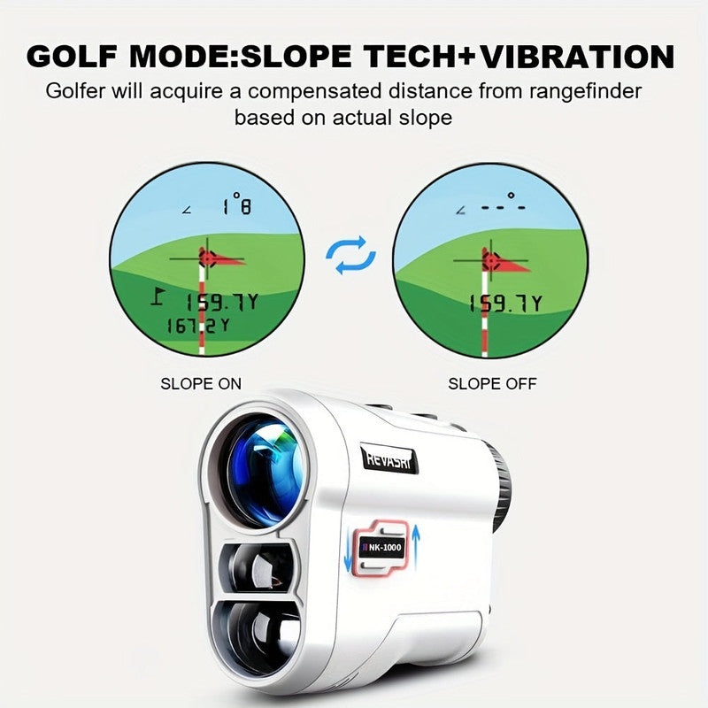Premium 1000 Yards Golf Rangefinder with Slope & Pin Lock