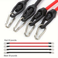 Premium Black Push-Up Board Set with Resistance Bands