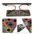 Premium Black Push-Up Board Set with Resistance Bands