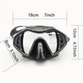 Premium Adult Anti-Fog Snorkel Set with Dry Tube - Black