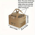 Premium Outdoor Camping Cookware Storage Bag - Khaki, 20L