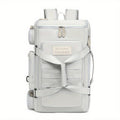 Premium Daypack Backpack – Silvery Grey Nylon with Tassel Accent