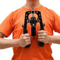Premium Black Hydraulic Arm Exerciser with 15 Gear Resistance