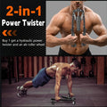 Premium Black Hydraulic Arm Exerciser with 15 Gear Resistance