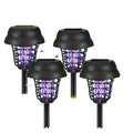 Premium Solar Mosquito Killer Lights Outdoor UV Insect Repellent - 4pcs