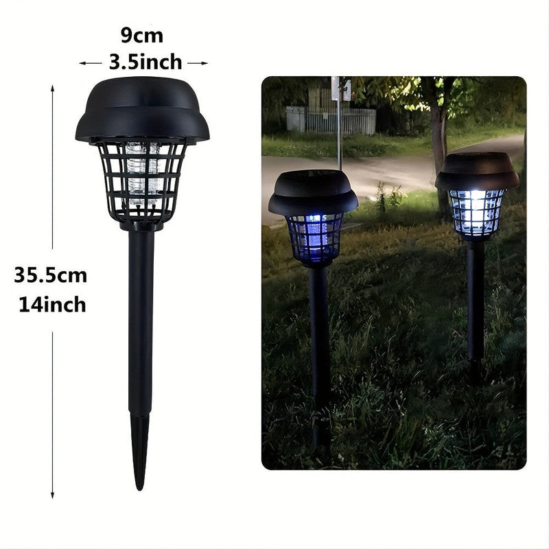 Premium Solar Mosquito Killer Lights Outdoor UV Insect Repellent - 4pcs