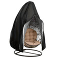 Heavy Duty Hanging Egg Chair Cover Black 800D Polyester with Zipper Closure