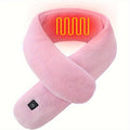 Premium Pink USB Heated Winter Neck Warmer Scarf