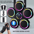 Premium Black 9-Speed Smart Boxing Machine with Wireless Music