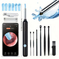 Wireless Ear Camera Cleaner Kit with LED Light 6 Scoops and Silicone Tips