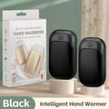 Premium Black 2 in 1 Portable Twin Hand Warmer Rechargeable Heater
