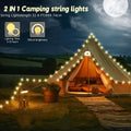 Premium Rechargeable Camping String Lights with 5 Modes