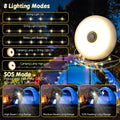 Premium Rechargeable Camping String Lights with 5 Modes
