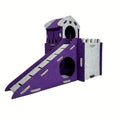 Premium Felt Rabbit Hideaway Bunny Castle Indoor Habitat - Purple