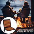 Premium Portable Heated Foldable Seat Cushion – Black USB Powered