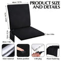 Premium Portable Heated Foldable Seat Cushion – Black USB Powered