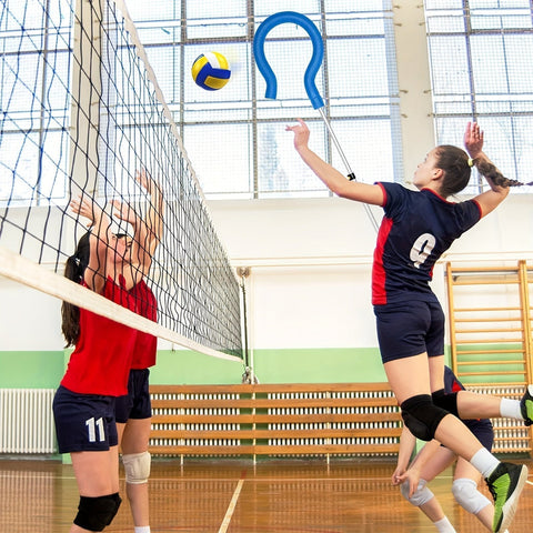 Premium Royal Blue Adjustable Volleyball Setter Training Tool