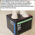 Premium Black Soft Fitness Jump Box with PVC Foam