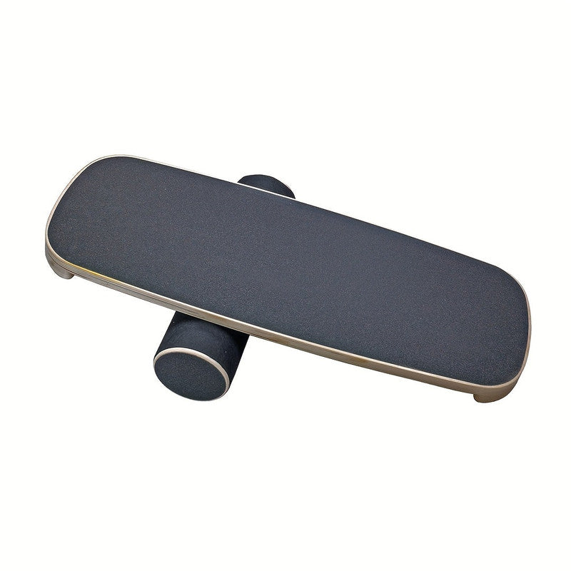Premium Black Wooden Surf Balance Board for Core Training