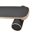 Premium Black Wooden Surf Balance Board for Core Training