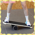 Premium Black Wooden Surf Balance Board for Core Training