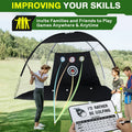 Premium Golf Practice Net with Mat and Target - 300 x 200cm