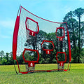 Premium Football Target Throwing Net with 5 Pockets - 213 x 213cm