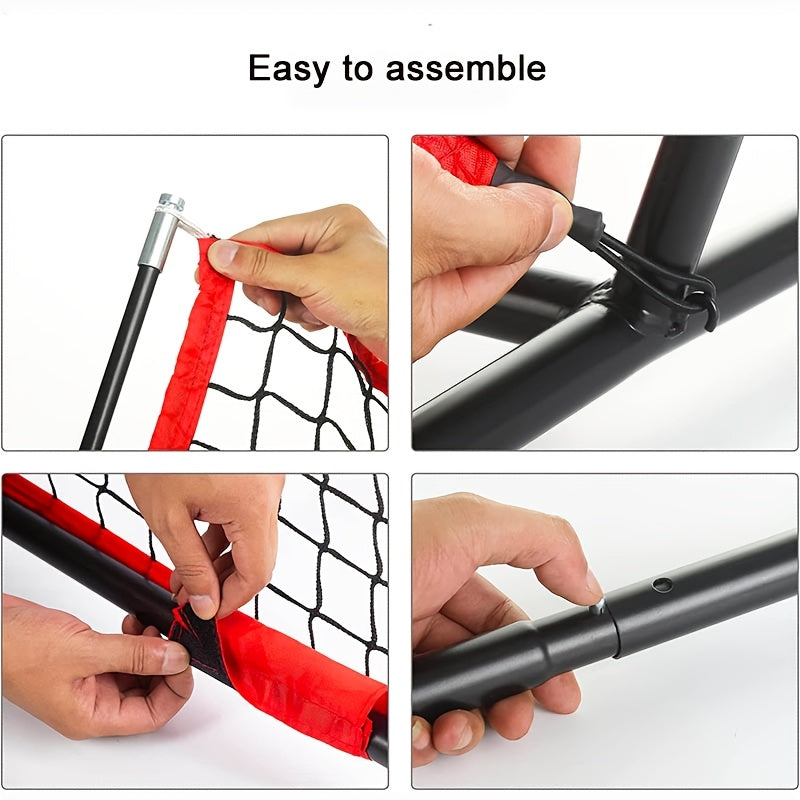 Premium Football Target Throwing Net with 5 Pockets - 213 x 213cm