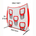 Premium Football Target Throwing Net with 5 Pockets - 213 x 213cm