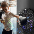 Premium Black Wall-Mounted Smart Boxing Game with LED Targets & Gloves