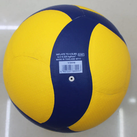 Premium Blue/Yellow Super Fiber Volleyball for Indoor & Outdoor Play
