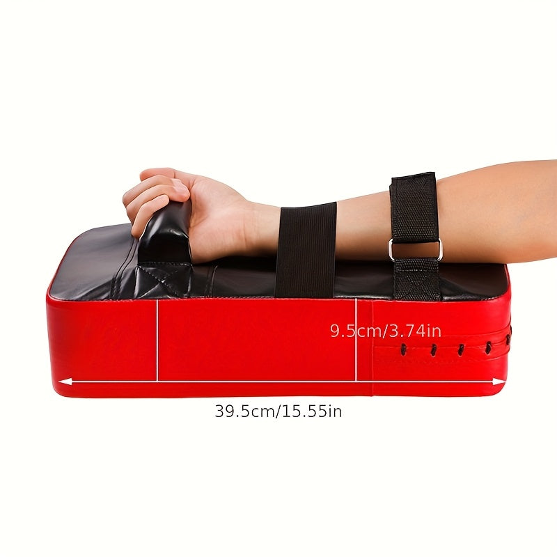 Premium Red Curved Boxing Pads Set for Martial Arts - 4pcs