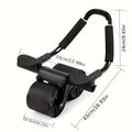 Premium Black Automatic Rebound Ab Roller with Elbow Pads