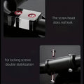 Premium Black Automatic Rebound Ab Roller with Elbow Pads