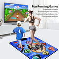 Premium Blue Dance Mat with 200 Plus Games and Songs USB Powered 93x81cm