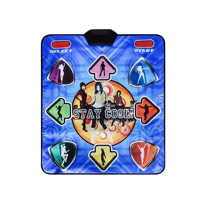 Premium Blue Dance Mat with 200 Plus Games and Songs USB Powered 93x81cm